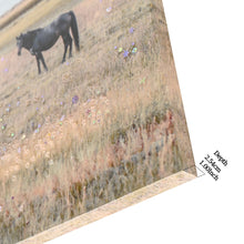 Load image into Gallery viewer, Horse Framed Wall Art Decor For Living Room - Denim / Brown