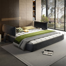 Load image into Gallery viewer, Cloud Bed Frame With Oversized Padded Movable Headboard