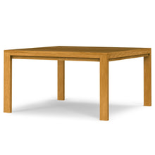 Load image into Gallery viewer, Wood Frame Base Square Dining Table - Oak