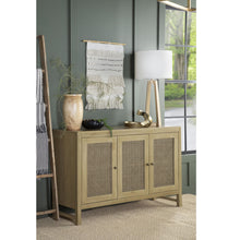 Load image into Gallery viewer, Ashton - 3 Door Accent Cabinet - Natural