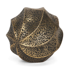Load image into Gallery viewer, Sphere Tabletop Sculpture (729150) - Antiqued Gold