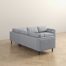Load image into Gallery viewer, Amber - Corner Sectional Sofa - Light Gray