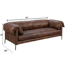 Load image into Gallery viewer, Jaron - Top Grain Leather Sofa - Mocha
