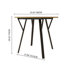 Load image into Gallery viewer, Round Dining Table, For 2 - 4 People - Rustic Brown