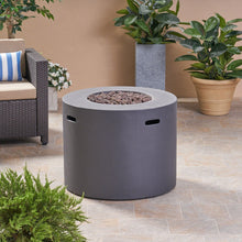 Load image into Gallery viewer, Round Iron Fire Pit With 40,000 Btu