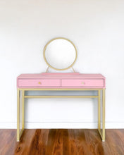 Load image into Gallery viewer, Mirrored Two Drawer Dresser - Pink