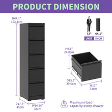 Load image into Gallery viewer, Steel Drawer Vertical File Cabinet With Lock For A4 Legal / Letter Size
