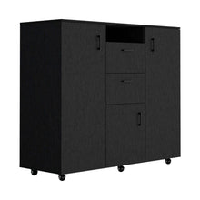 Load image into Gallery viewer, 55" Two Drawer Combo Dresser - Black