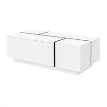 Load image into Gallery viewer, Extendable Coffee Table With 2 Hidden Storage Space And 2 Drawers For Living Room