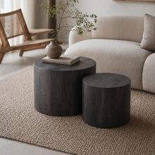 Load image into Gallery viewer, Modern Round Nesting Coffee Table (Set of 2)
