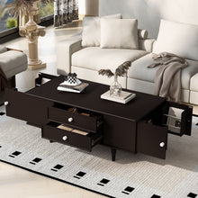 Load image into Gallery viewer, Modern Rectangle Coffee Table With Four Drawers