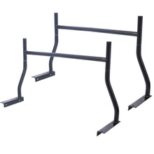 Load image into Gallery viewer, Universal Pick-Up Truck Rack 650 Lbs Adjustable Fit 2-Bars Utility Ladder Truck Cargo Rack - Black