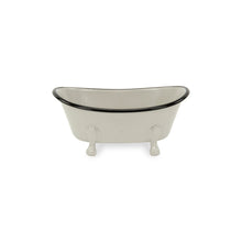 Load image into Gallery viewer, Hand Painted Decorative Tub Tabletop Sculpture (399647) - Gray