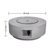 Load image into Gallery viewer, Reinforced - Propane Gas Outdoor Fire Pit Table With Lid