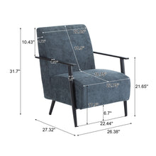 Load image into Gallery viewer, Modern Lounge Chair With Polyester Upholstery