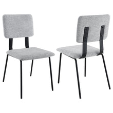 Load image into Gallery viewer, Valley - Upholstered Dining Side Chair (Set of 2) - Gray