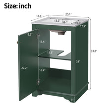 Load image into Gallery viewer, Bathroom Vanity With Sink, Freestanding Single Cabinet Set, Soft Close Door, Adjustable Shelf