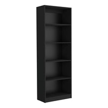 Load image into Gallery viewer, Five Tier Bookcase (737969) - Black