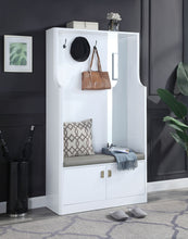 Load image into Gallery viewer, Buck II - High Gloss Hall Tree - White