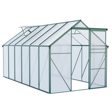 Load image into Gallery viewer, Polycarbonate house Raised Base And Anchor Aluminum Heavy Duty Walk-In houses For Outdoor Backyard In All Season