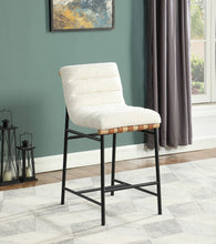 Load image into Gallery viewer, Lahni - 17" Boucle Fabric Counter Height Chair