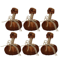 Load image into Gallery viewer, Pumpkin Ornament For Holiday Harvest Festival Fall Festival & Thanksgiving (Set of 6)