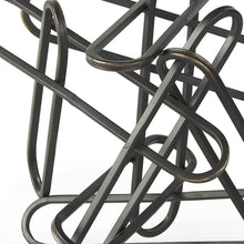 Load image into Gallery viewer, Abstract Tabletop Sculpture (608690) - Black