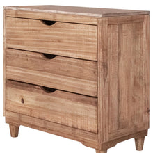 Load image into Gallery viewer, Solid Wood Three Drawer Chest - Natural