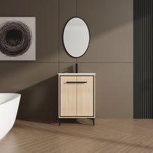 Load image into Gallery viewer, Modern Bathroom Vanity Base With Basin And Storage Cabinet