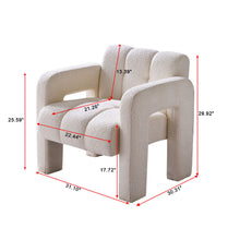 Load image into Gallery viewer, 31.10" Boucle Upholstered Accent Chair