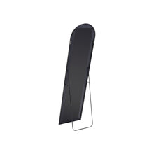 Load image into Gallery viewer, 59" Metal Arch Wall Mounted Leaning Or Freestanding Framed Full Length Mirror - Black