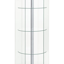 Load image into Gallery viewer, Tenley - 4 Shelf Curio Cabinet With Hexagonal Design