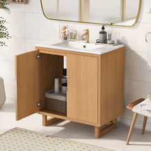 Load image into Gallery viewer, Bathroom Vanity Set With Sink, Combo Cabinet, Bathroom Storage Cabinet, Solid Wood Frame