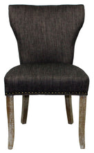 Load image into Gallery viewer, Upholstered Fabric Dining Parsons Chairs (Set of 2) - Dark Gray