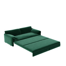 Load image into Gallery viewer, Queen Pull Out Sofa Bed, 3 In 1 Convertible Sleeper Sofa With Side Storage