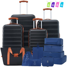 Load image into Gallery viewer, Hardshell Luggage Sets 4 Pieces + Bag Spinner Suitcase With Tsa Lock Lightweight - 16" / 20" / 24" / 28" Luggages