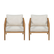 Load image into Gallery viewer, Westin - Outdoor Acacia Wood Club Chair (Set of 2) - Teak / Beige