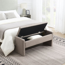 Load image into Gallery viewer, Modern Upholstered Large Bed End Bench With Storage