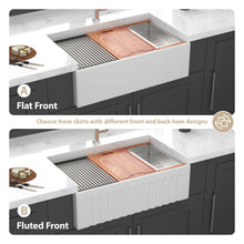 Load image into Gallery viewer, Farmhouse Sink Workstation, Ceramic Single Bowl With Accessories