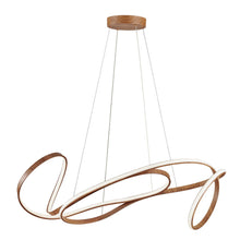 Load image into Gallery viewer, Metal LED Dimmable Smart Enabled Chandelier - Brown