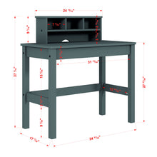 Load image into Gallery viewer, Logan - Writing Desk - Gray