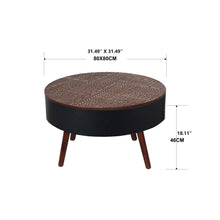 Load image into Gallery viewer, Round Coffee Table With Storage Function For Living Rooms