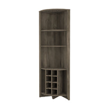 Load image into Gallery viewer, 71" Wood Corner Bar Cabinet - Gray
