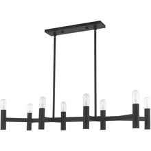 Load image into Gallery viewer, 18" Eight Light Dimmable Chandelier With Shades - Black