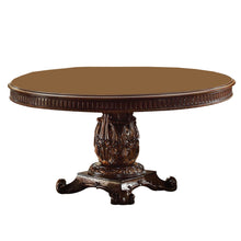 Load image into Gallery viewer, 60" Solid Wood Pedestal Base Dining Table - Brown