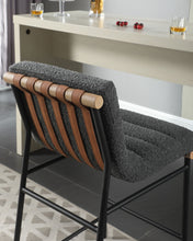 Load image into Gallery viewer, Lahni - 17" Boucle Fabric Counter Height Chair
