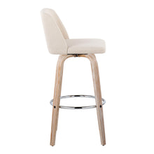 Load image into Gallery viewer, Toriano - Contemporary Fixed Height Barstool With Swivel & Round Footrest (Set of 2)