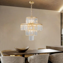 Load image into Gallery viewer, Chandelier Metal Ceiling Light - Gold