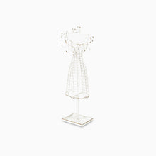 Load image into Gallery viewer, Dress Form Sculpture Jewelry Holder - Silver