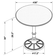Load image into Gallery viewer, Round Dining Table & Pedestal Base - Brown